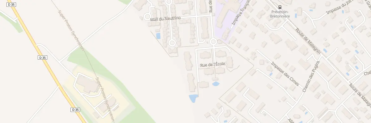 Plan du 226 Rue de l’Ecole à Prévessin-Moëns
