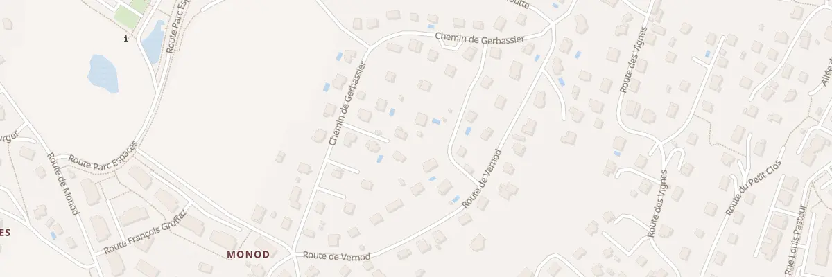 Plan du 321 Che de Gerbassier à Poisy