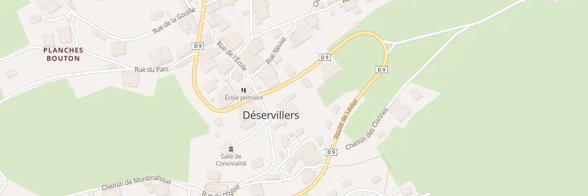 Plan du 1B Rue de l’Eglise à Déservillers