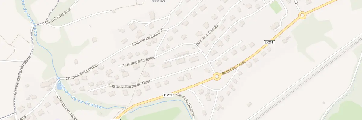 Plan du 60 Rue de la roche du guet à Arbin