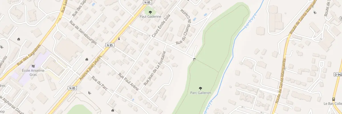 Plan du 3 Rue Jean de la Fontaine à Gap