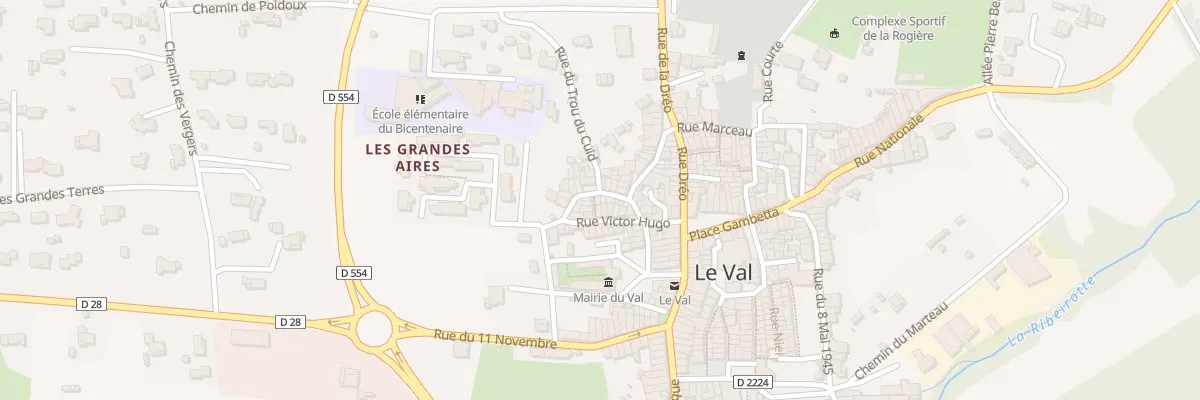 Plan du 13 Rue des Aires au Val