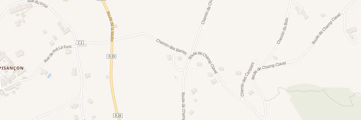 Plan du 393 Rte de Champ Clavel à Saint-Bonnet-en-Champsaur