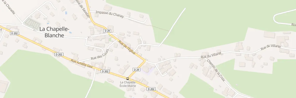 Plan du 58 Imp de la Ville du Four à La Chapelle-Blanche