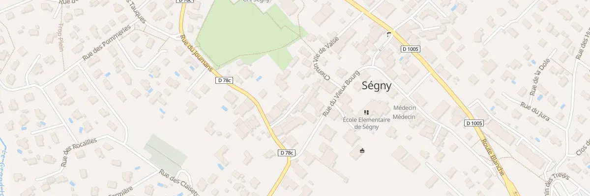 Plan du 41 Imp du Journans à Ségny