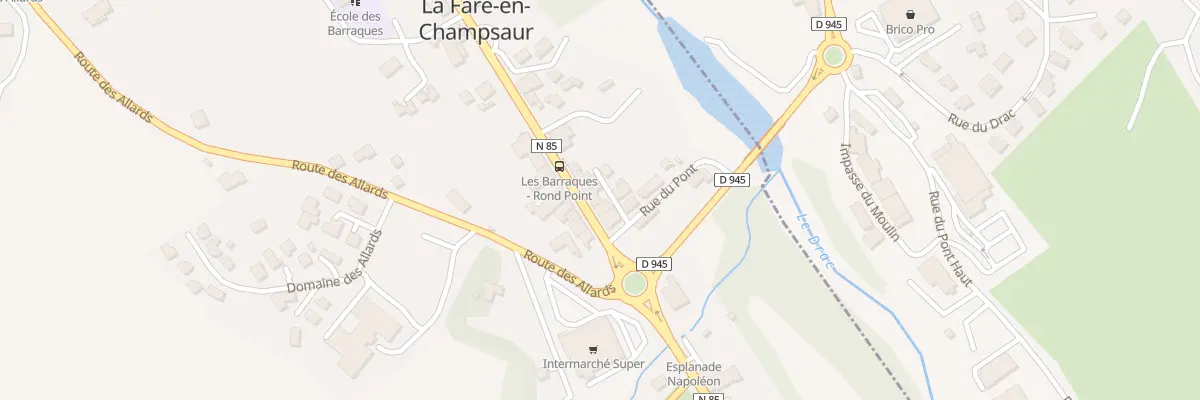 Plan du 6 Rte de Grenoble à La Fare-en-Champsaur