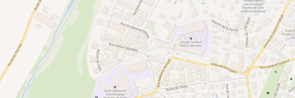 Plan du 80 Rue nelson mandela à Saint-Julien-en-Genevois