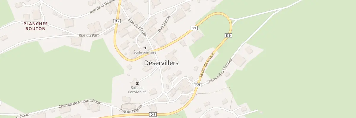 Plan du 3 Rue de l’Eglise à Déservillers