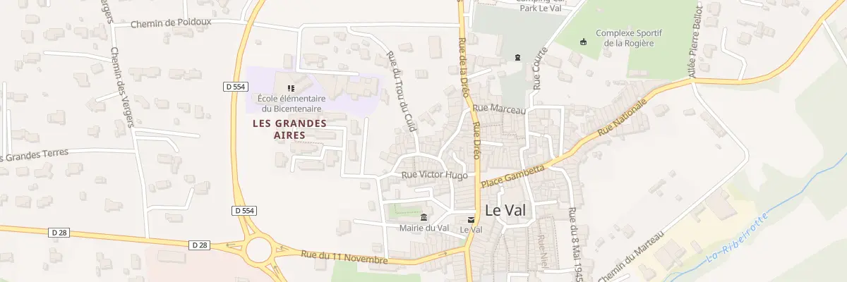 Plan du 5092 Rue des Aires au Val