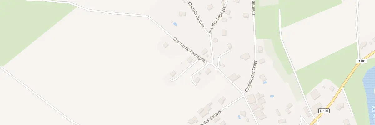 Plan du 7 Chem de Fressigney à Scey-Maisières