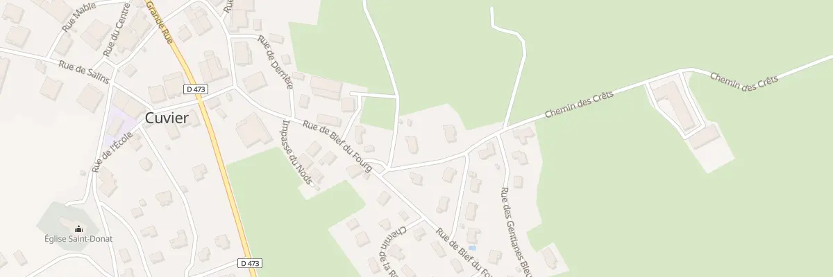 Plan du 2 Che du Chatelet à Cuvier