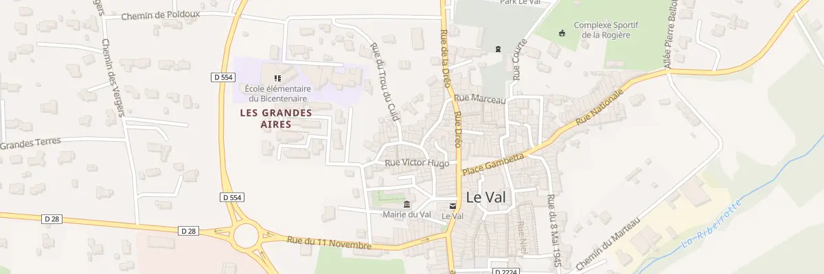 Plan du 5095 Rue des Aires au Val