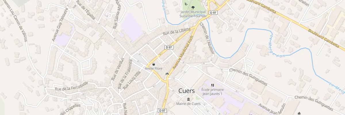 Plan du 28 Rue Clément Audibert à Cuers