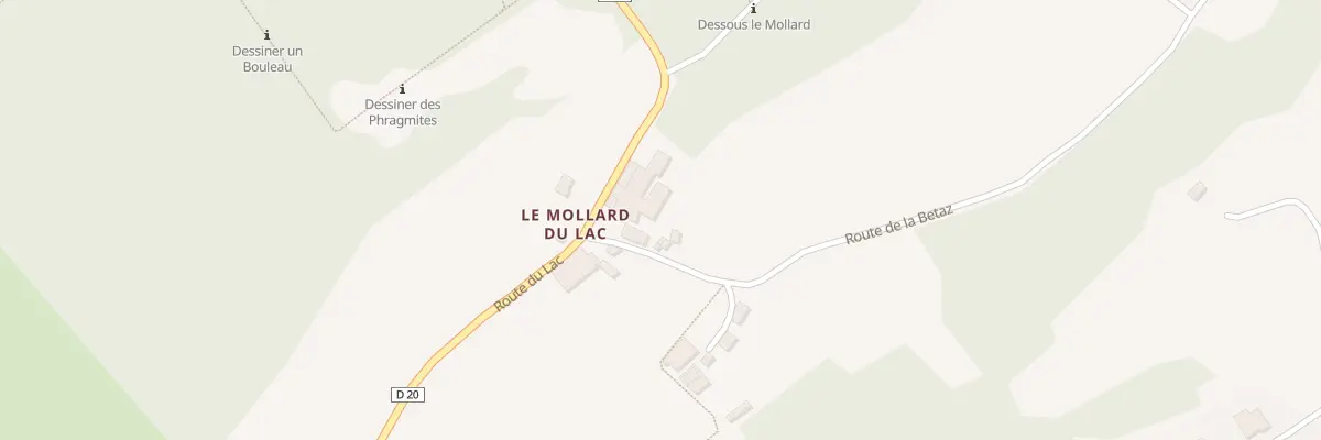 Plan du 5101 Le Mollard du Lac aux Mollettes