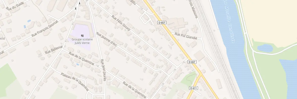 Plan du 30 Rue Félix Gouvy à Dieulouard