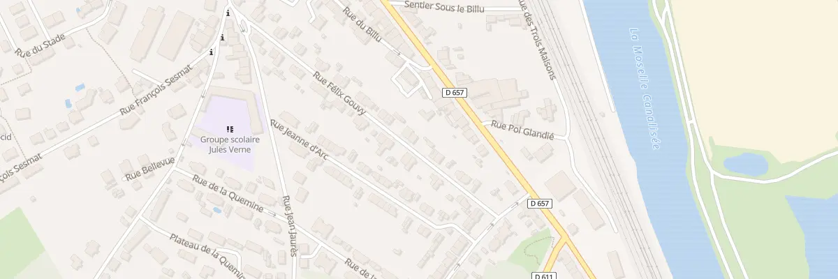 Plan du 31 Rue Félix Gouvy à Dieulouard