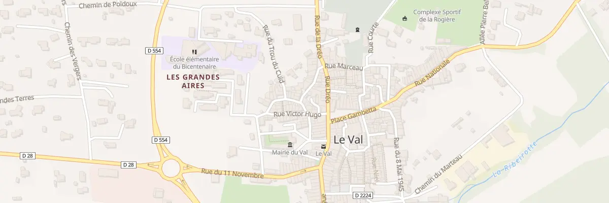 Plan du 5143 Rue des Aires au Val
