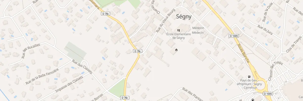 Plan du 235 Rue du Vieux Bourg à Ségny