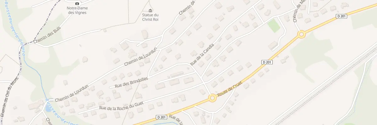 Plan du 25 Rue de la candia à Arbin