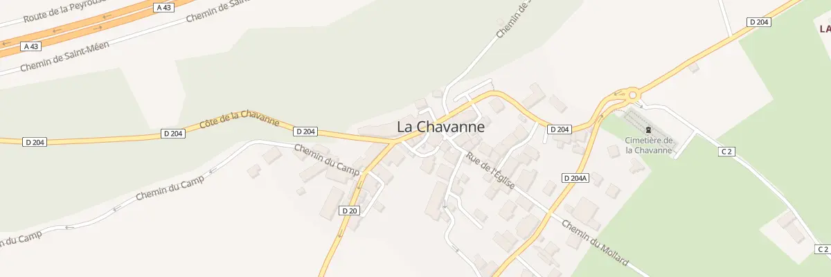 Plan du 20 Rle du Fournil à La Chavanne