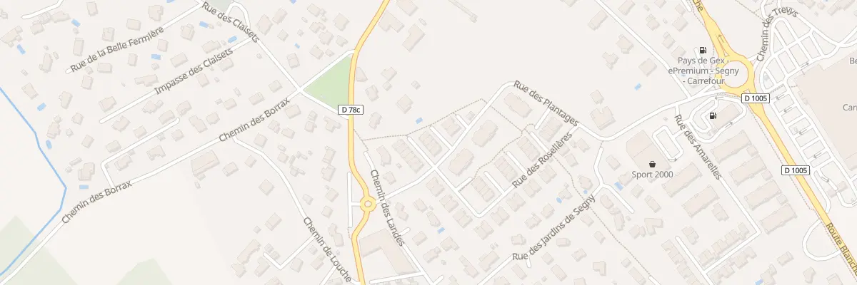 Plan du 384 Rue des Plantages à Ségny