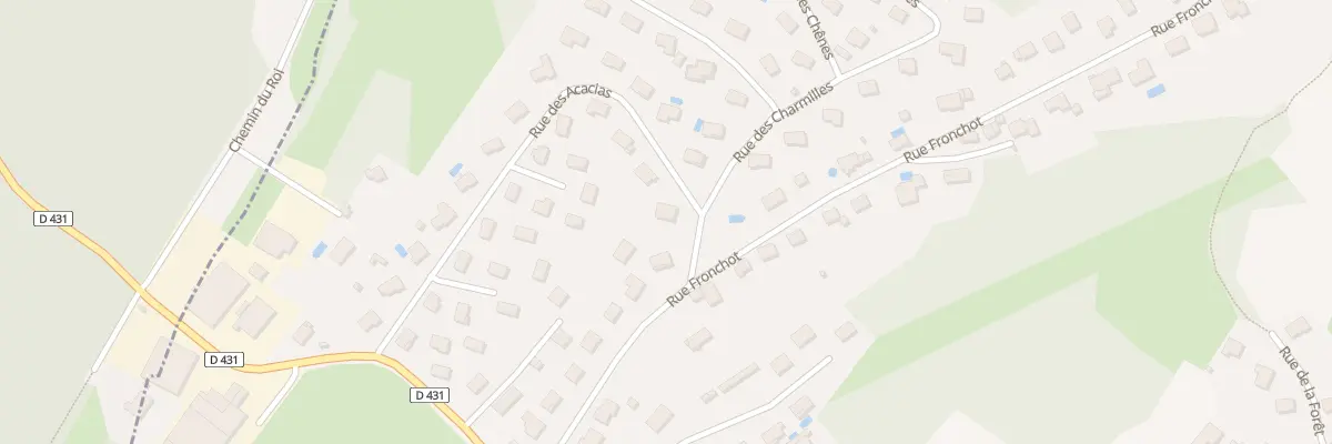 Plan du 22 Rue des Acacias à Thise