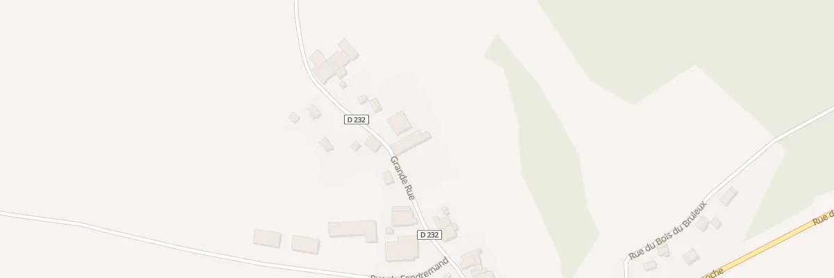 Plan du 66 Grande Rue à La Malachère