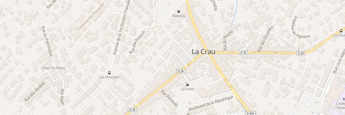 Plan du 11 Pl Victor Hugo à La Crau