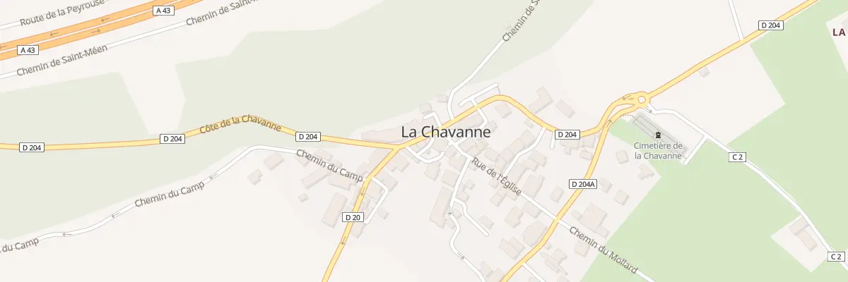 Plan du 14 Rle du Fournil à La Chavanne