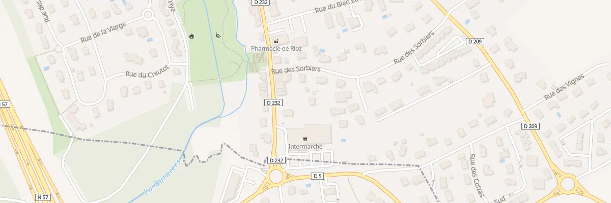Plan du 135 Rue Charles de Gaulle à Rioz