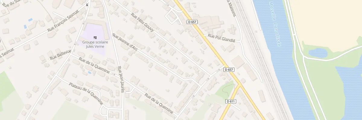 Plan du 32 Rue Félix Gouvy à Dieulouard