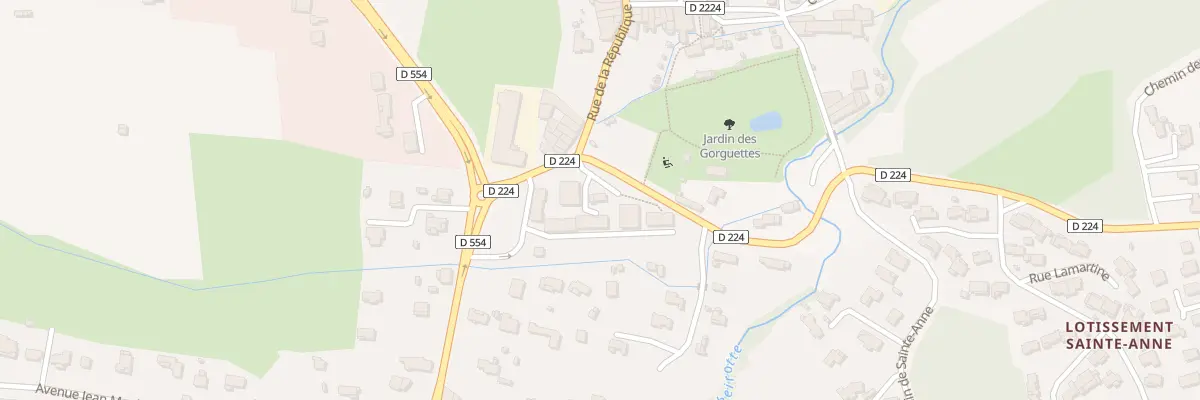 Plan du 5678 Saint Benoit au Val