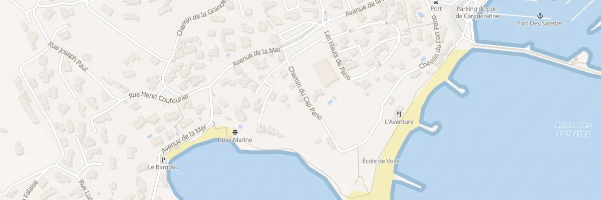 Plan du 4 Che du Fort Peno à Carqueiranne