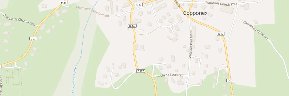 Plan du 149 Rte de Chosal à Copponex
