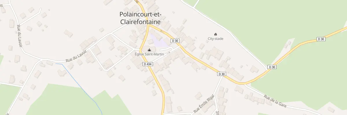 Plan du 10 Rue de l’Abbé Lambert à Polaincourt-et-Clairefontaine