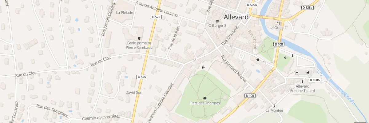 Plan du 4 Rue du Clos à Allevard