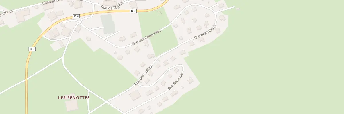 Plan du 9 Rue Bellevue à Déservillers