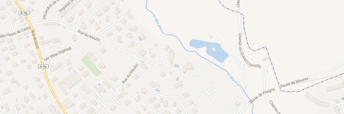 Plan du 332 Rue du Moulin à Cessy