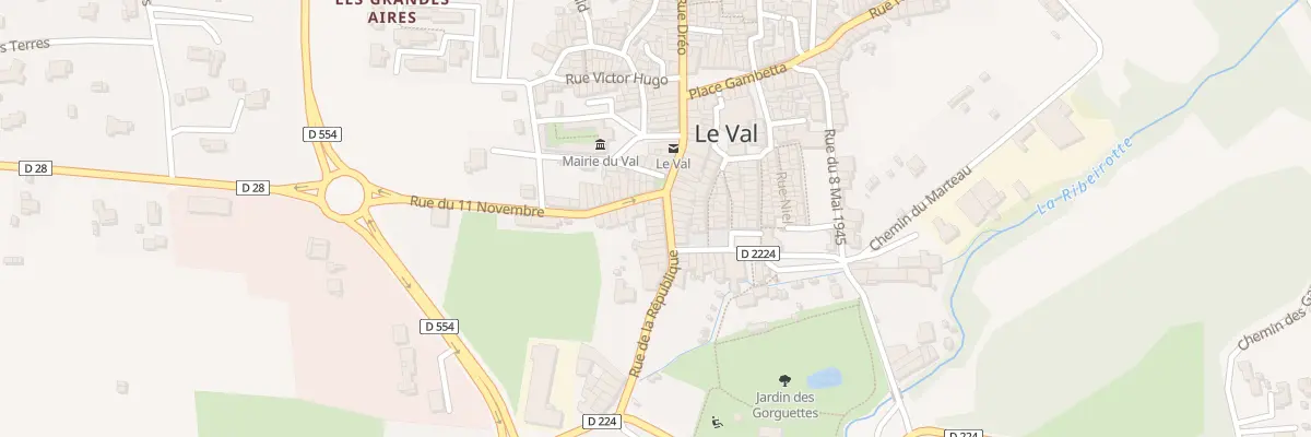 Plan du 22 Rue de la République au Val
