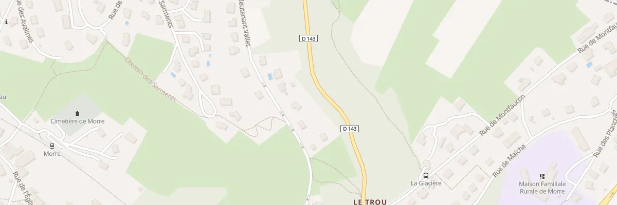 Plan du 23 Rue du Lieutenant Vallet à Morre
