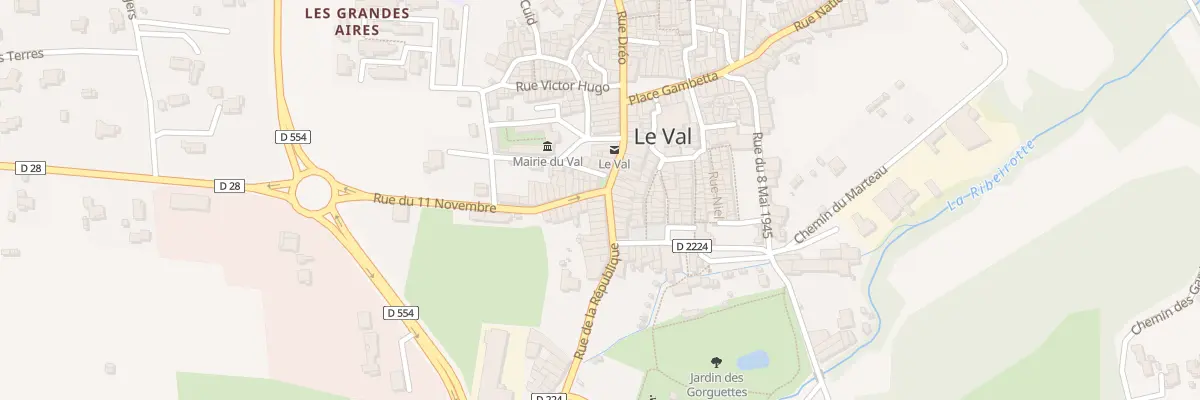 Plan du 5012 Rue de la République au Val