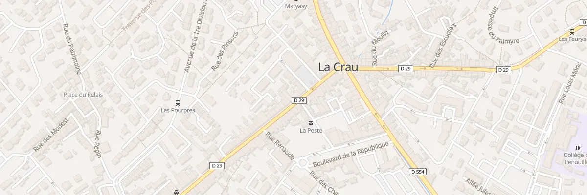 Plan du 22 Av Lieutenant Jean Toucas à La Crau