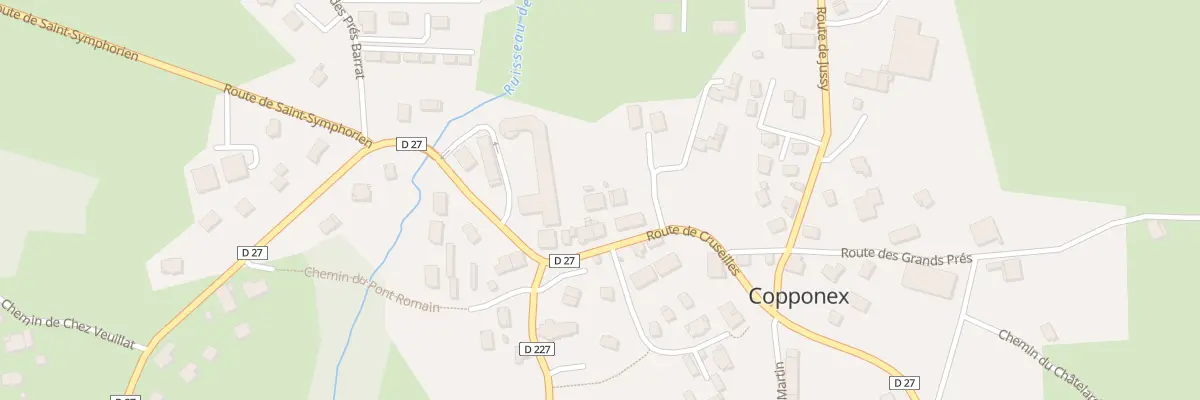 Plan du 59 Rte de Cruseilles à Copponex
