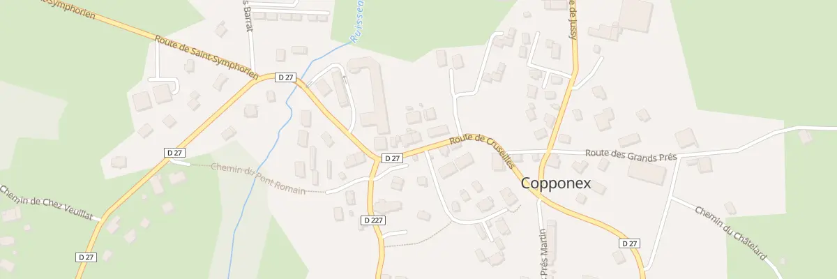 Plan du 55 Rte de Cruseilles à Copponex