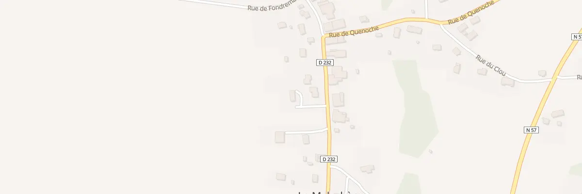 Plan du 55 Grande Rue à La Malachère