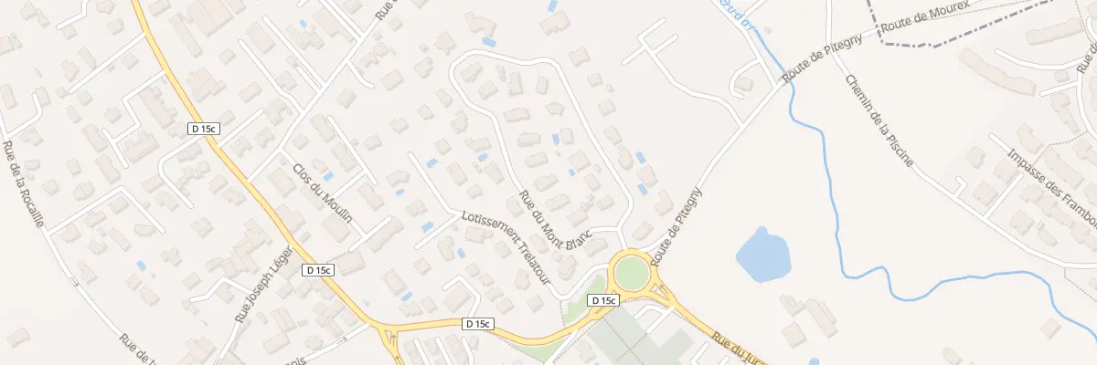 Plan du 423 Rue du Mont Blanc à Cessy