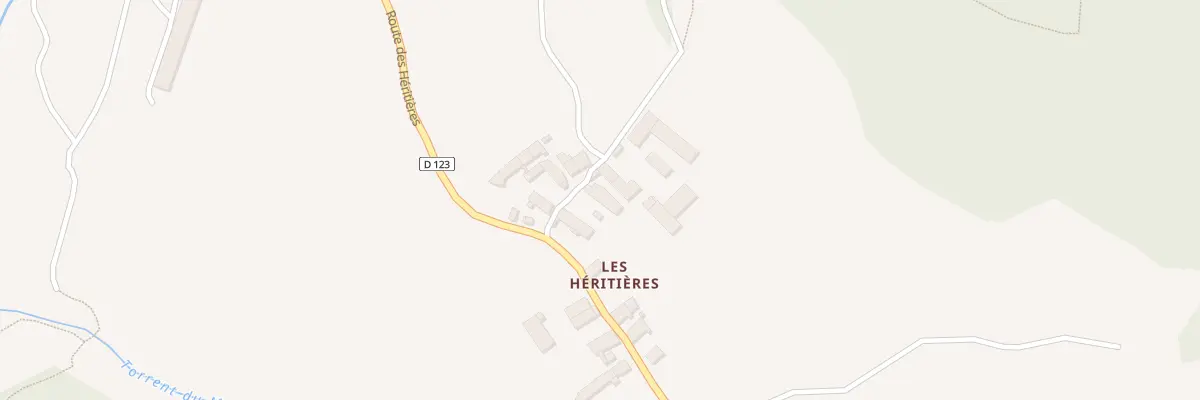 Plan du 2 Che du Rocher de l’Aire à La Motte-en-Champsaur