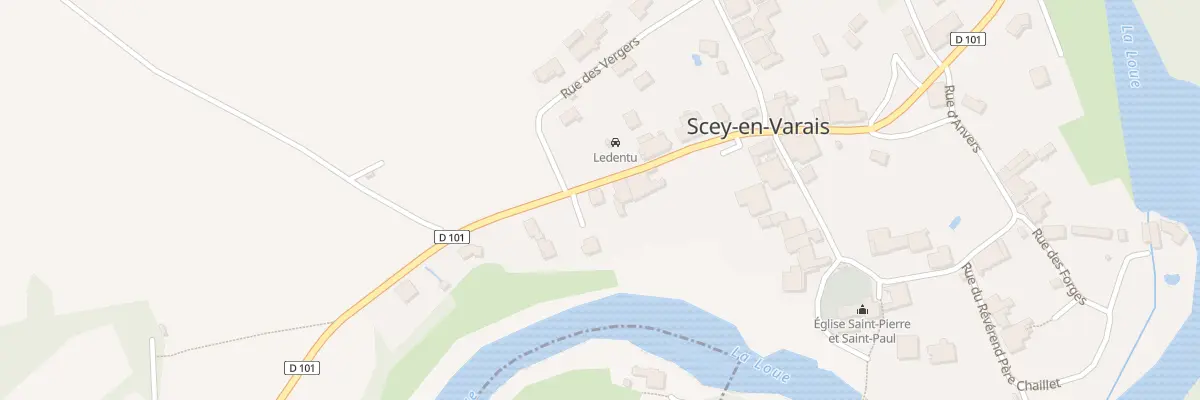 Plan du 16 Rue du Miroir à Scey-Maisières