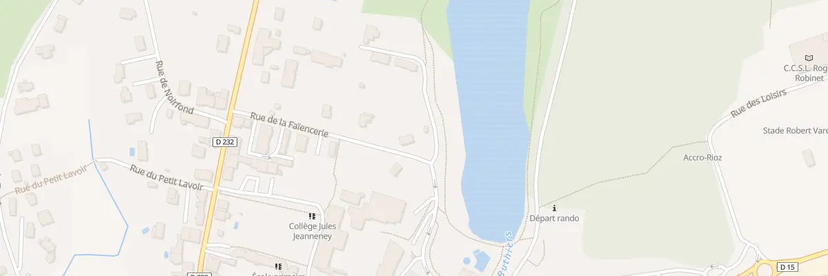 Plan du 9 Rue de la Faiencerie à Rioz