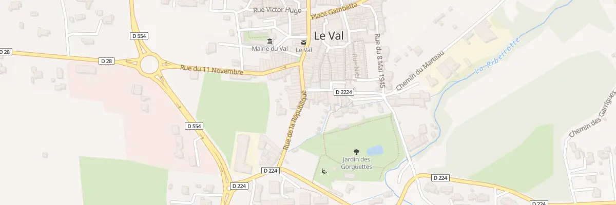 Plan du 5401 Rue de la République au Val